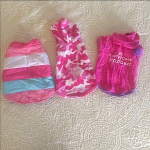 Dog sweater jacket bundle